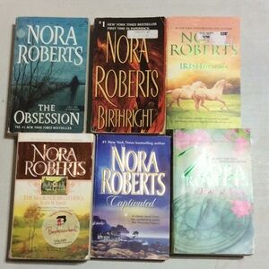 Nora Roberts Lot of 6 Paperback Books
